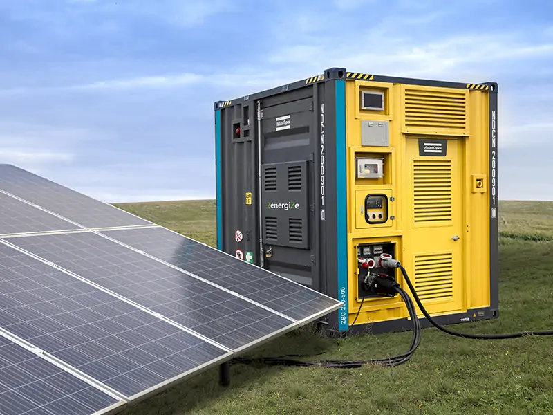 Systèmes de stockage d’énergie solaire avec batteries et technologies pour garantir la continuité de l’approvisionnement en électricité.