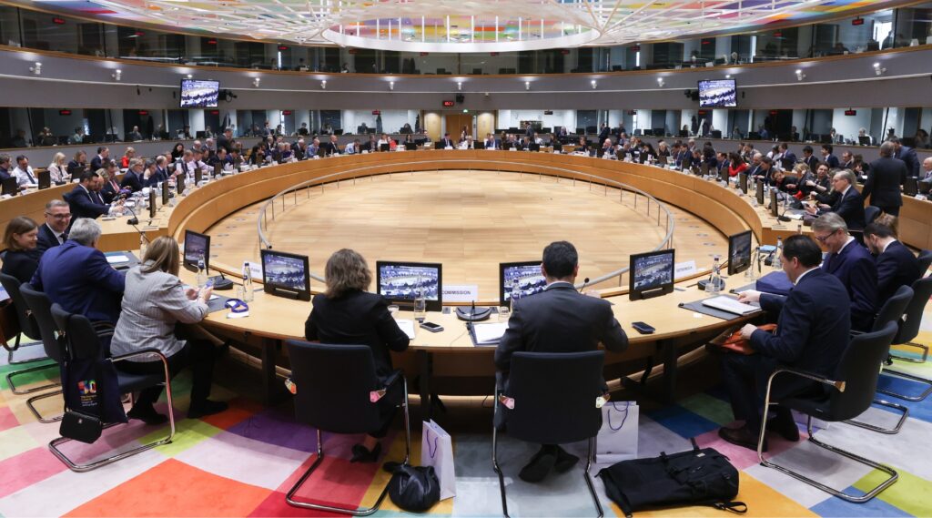 Réunion des ministres de l’Environnement de l’Union européenne à Bruxelles.