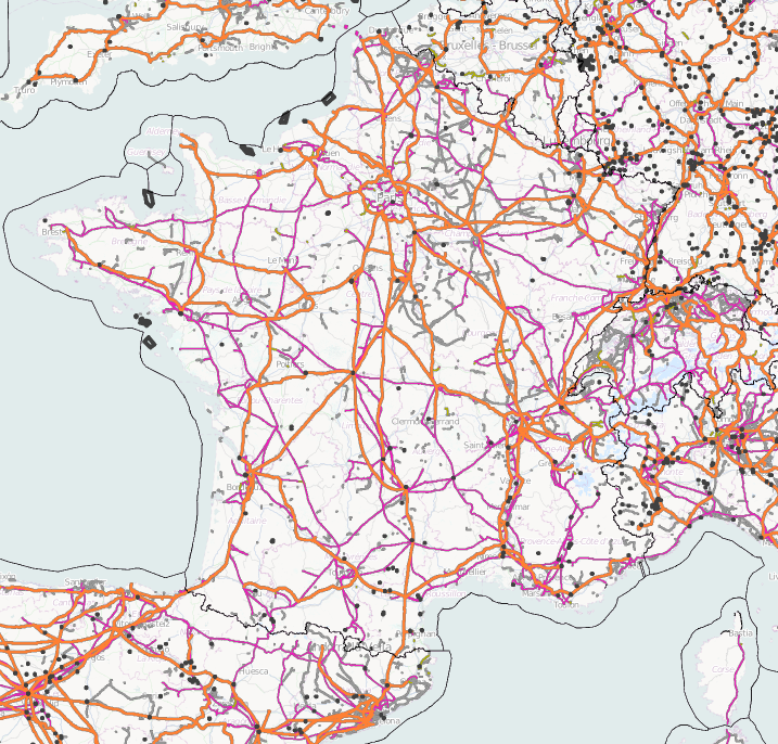 Carte de simulation climatique appliquée à la production énergétique européenne.