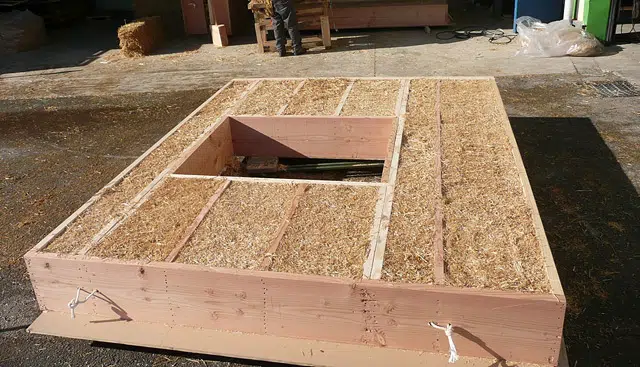 Construction utilisant des matériaux biosourcés comme la paille et le chanvre
