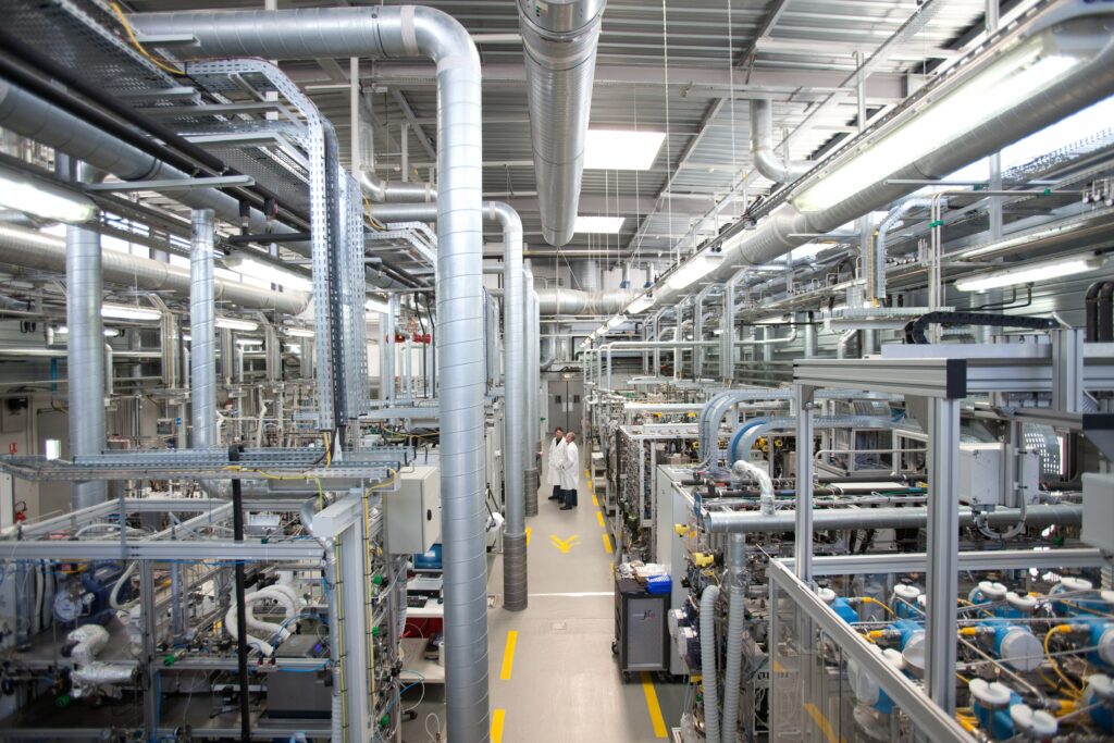 Unité industrielle de recyclage chimique des plastiques