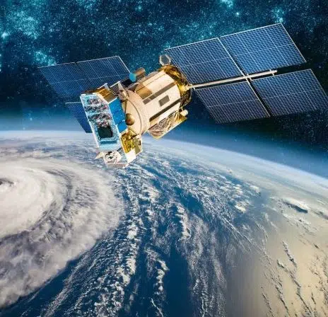 Satellite d’observation climatique et capteurs météorologiques urbains