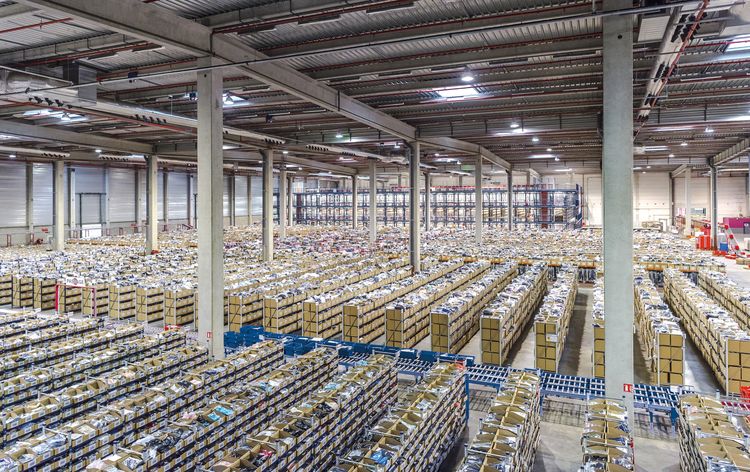 Centre logistique de e-commerce international