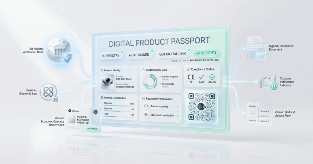 passeport numerique produit industrie