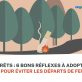 [Infographie] Forêts : 6 bons réflexes à adopter pour éviter les départs de feu