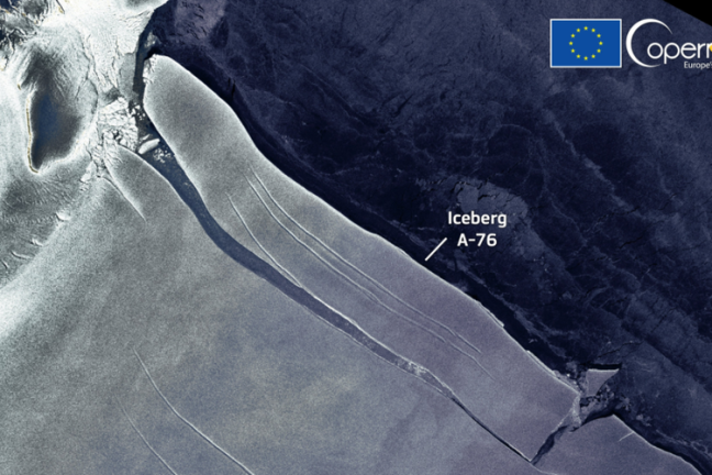 Le plus grand iceberg du monde observé par l’Agence spatiale européenne
