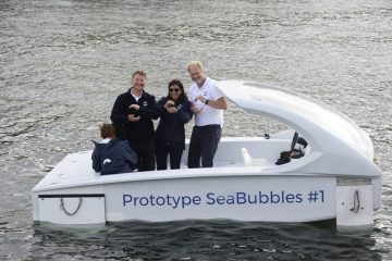 Le Sea Bubbles, taxi volant 100% électrique, bientôt de retour sur la Seine