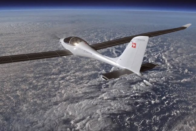 Un 1er vol d’essai réussi pour l’avion solaire SolarStratos