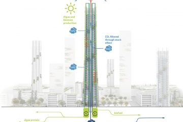 Urban Sequoia : l’immeuble futuriste qui recycle le CO2